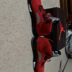 Jordan 5 Retro Raging Bull: Size 12. Box in perfect condition. Worn one time. Jordan | Shoes | Jordan 5 Retro Raging Bull Size 2 Box In  main image 3